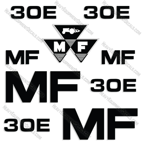 Fits Massey Ferguson 30E Decal Kit Tractor decals, ferguson, massey, massey-ferguson. 30