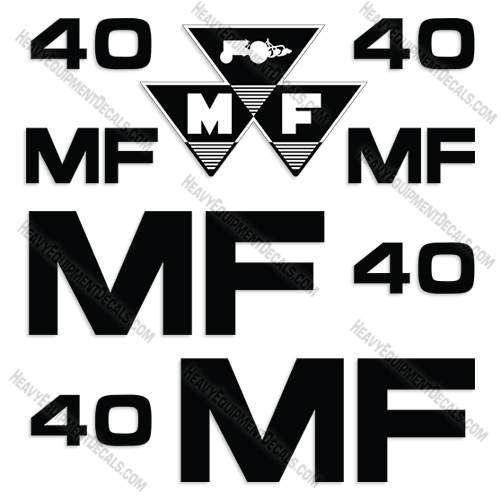 Fits Massey Ferguson 40 Decal Kit Tractor decals, ferguson, massey, massey-ferguson, 40