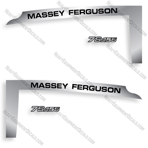 Fits Massey Ferguson 7s.155 Decal Kit Tractor 7s, 155, 7s155, decals, decal kit, ferguson, massey, massey-ferguson