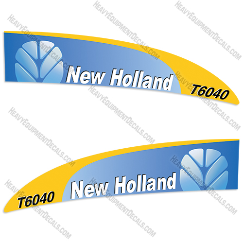 Fits New Holland T6040 Decal Kit Tractor 6040, t-6040, t6040, decals