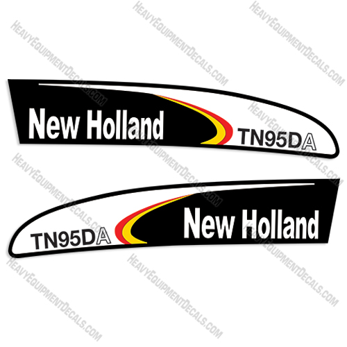 Fits New Holland TN95DA Decal Kit Tractor tn,95, tn95, da, 95sa, decals
