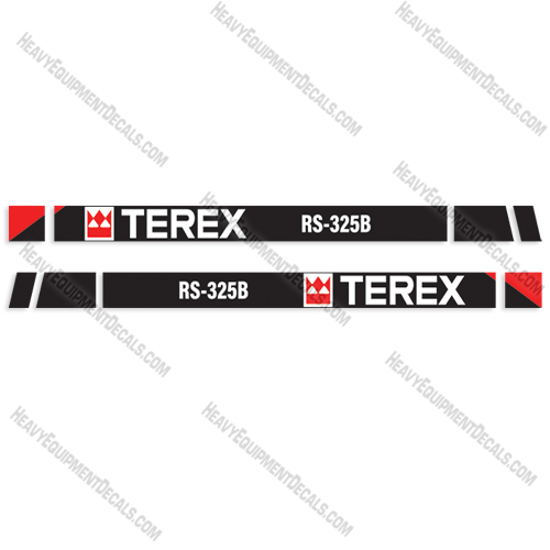 Fits Terex RS-325B Decal Kit Road Reclaimer - Soil Stabilizer rs325, rs325b, decals, 325, 325b, decal kit