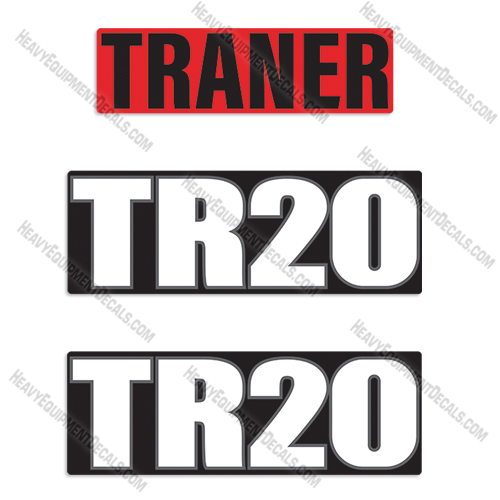 Fits Traner TR205 Decal Kit Fork Lift tr, 20, forklift, decals, decal kit,