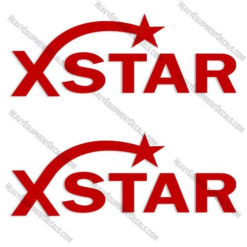Fits XSTAR Trailer Decal Kit 22.75" Wide decal kit, x star, decals