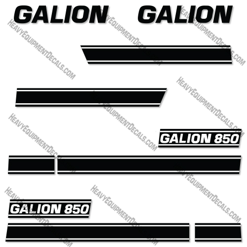 Galion 850 Motor Grader - Scraper Decal Kit 