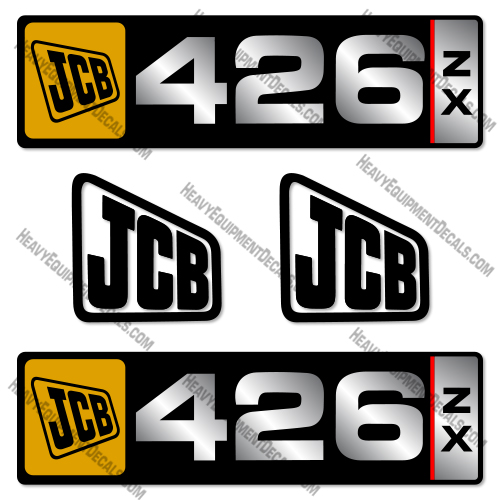 JCB 426ZX Wheel Loader Decal Kit 