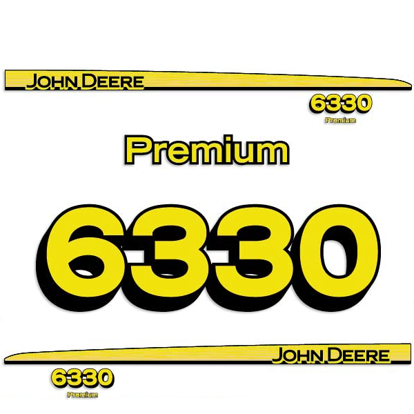 John Deere 6330 Premium Tractor Decal Kit 