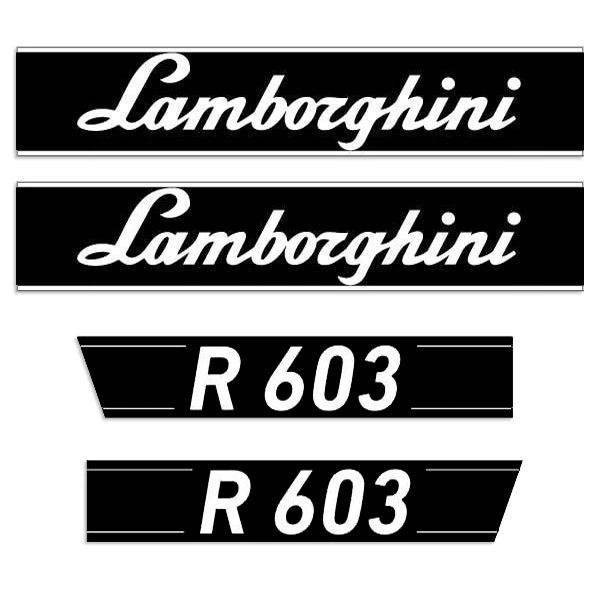 Lamborghini R 603 Tractor Decal Kit 