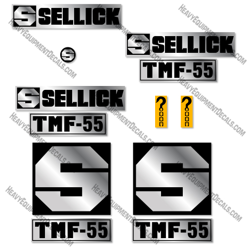 Sellick TMF-55 Forklift Decal Kit 