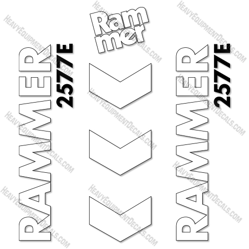 Fits Allied RAMMER 2577E Decal Kit Hammer   decals