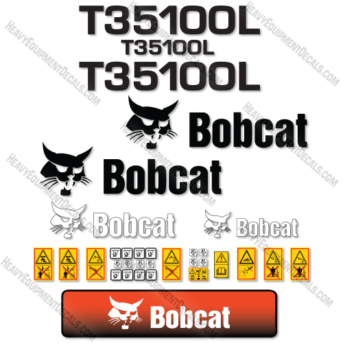 Fits Bobcat T35100L Decal Kit Telehandler  