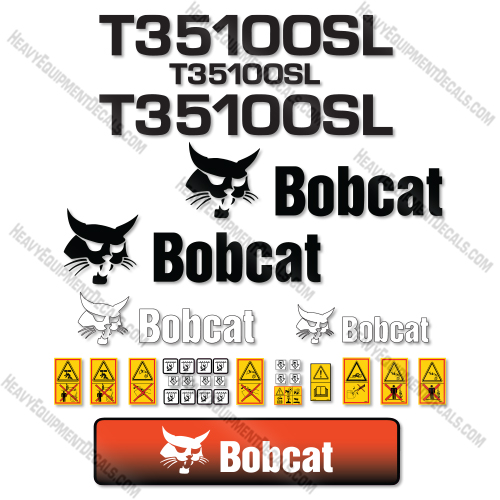 Fits Bobcat T35100SL Decal Kit Telehandler   
