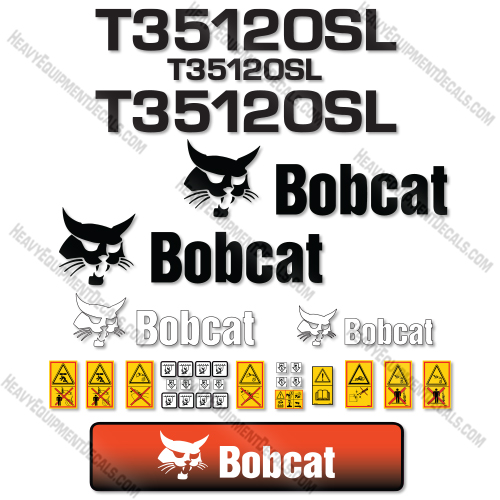 Fits Bobcat T35120SL Decal Kit Telehandler    