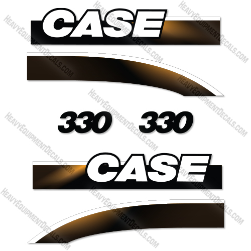 Case 330 Decal Kit Dump Truck- Aftermarket Kit - NOT GENUINE OEM 
