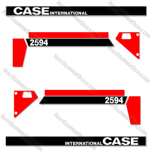 Fits Case International 2594 Style 2 Decal Kit Tractor  case, decal kit