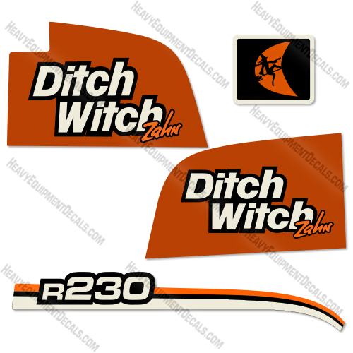 Fits Ditch Witch R230 Decal Kit Trencher 
