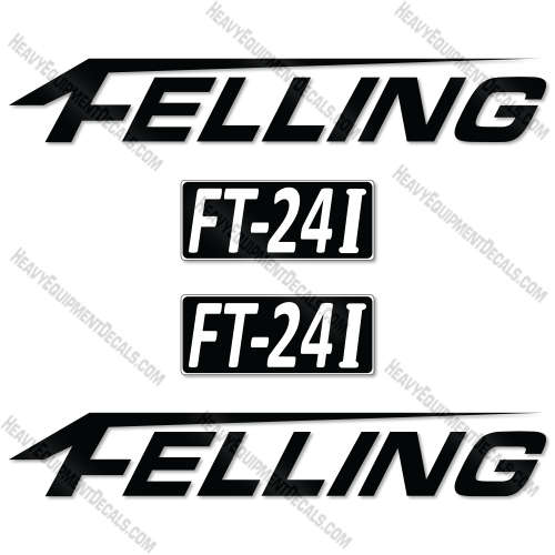 Felling FT-24I Trailer Decal Kit Trailer - Aftermarket Kit  decals, decal kit