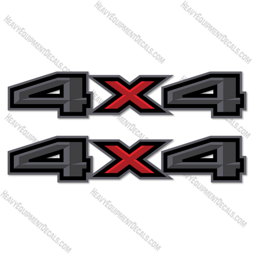 Fits Ford 4X4 Logo Decal Kit 