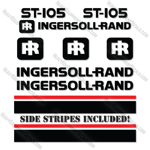 Ingersoll Rand ST105 Decal Kit Compactor - Aftermarket Kit    decal kit, ingersoll, ingersoll-rand, ingersollrand, rand