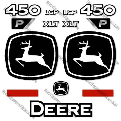 John Deere 450P Decal Kit Crawler Dozer - Aftermarket Kit  decal kit, deere, john deere