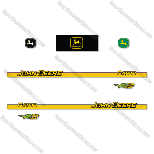 Fits John Deere Gator TH 6x4 Decal Kit UTV 