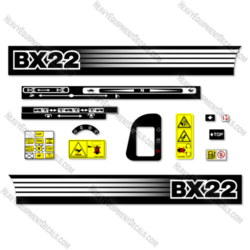 Fits Kubota BX22 Decal Kit Tractor Loader Backhoe 