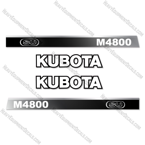 Fits Kubota M4800 SU Decal Kit Tractor 