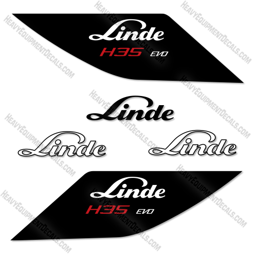 Fits Linde H35 Decal Kit Forklift decal kit, forklift, 