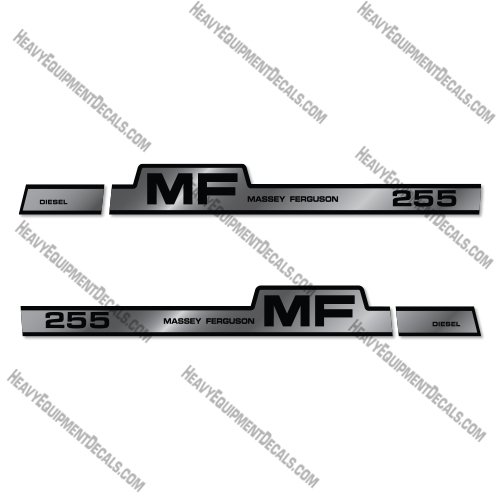 Massey Ferguson 255 Open Cab Decal Kit Tractor- Aftermarket Kit decal kit, ferguson, massey, massey-ferguson