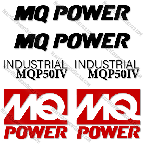 MQ Power MQP50IV Decal Kit Generator- Aftermarket Kit decal kit, mq power, multi