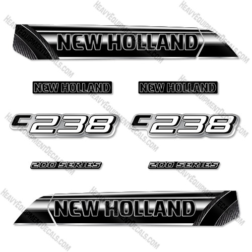 Fits New Holland C238 Decal Kit Compact Track Loader - Custom Midnight  decal kit, new holland,