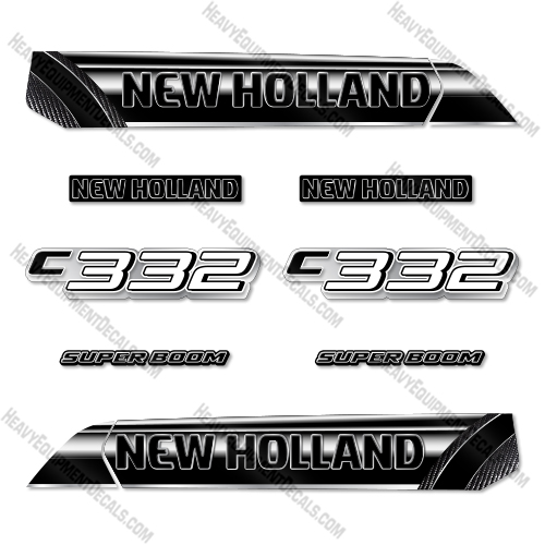 Fits New Holland C332 Decal Kit Compact Track Loader - Midnight 