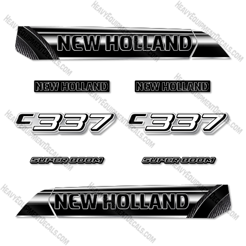 Fits New Holland C337 Decal Kit Compact Track Loader - Custom Midnight   decal kit, new holland,