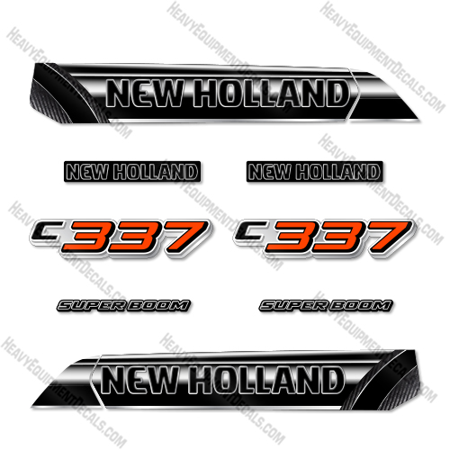Fits New Holland C337 Decal Kit Compact Track Loader - Custom Midnight Orange  decal kit, new holland,