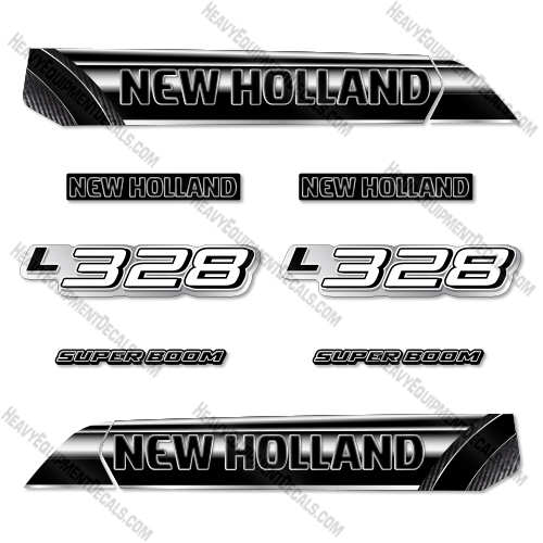 Fits New Holland L328 Decal Kit Skid Steer- Custom Midnight     decal kit, new holland,