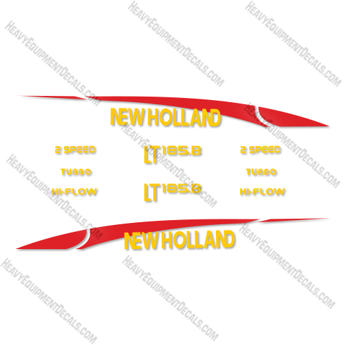 New Holland LT185.B Decal Kit Compact Track Loader- Aftermarket Kit  new holland, decal kit