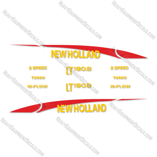 New Holland LT190.B Decal Kit Compact Track Loader- Aftermarket Kit   new holland, decal kit