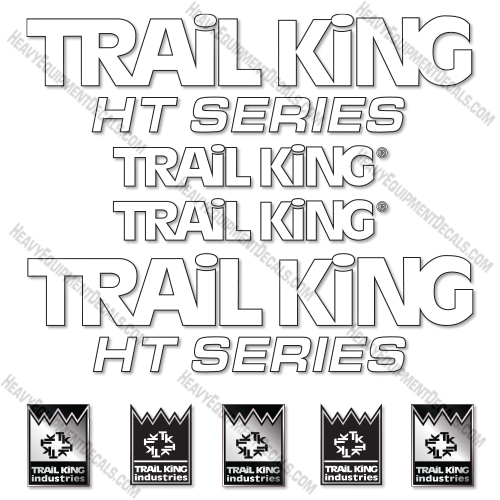 Fits Trail King HT Series Decal Kit Trailer   decal kit, 
