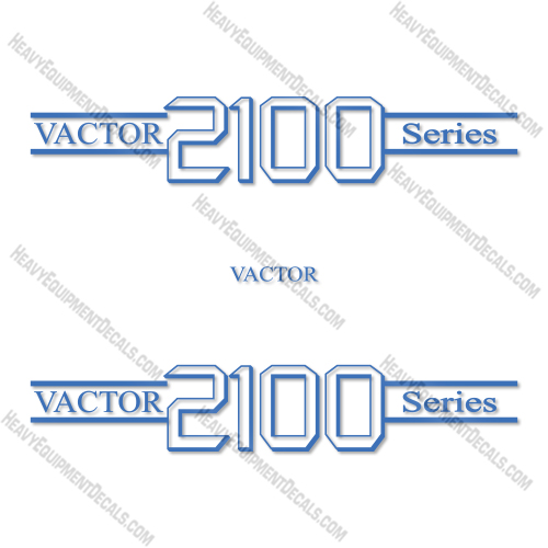 Fits Vactor 2100 Decal Kit Sewer Cleaner - OLD STYLE! 