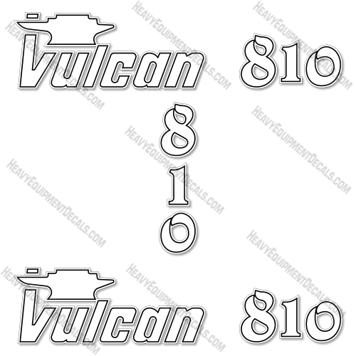 Fits Vulcan Logo Decal Kit Tow Truck 