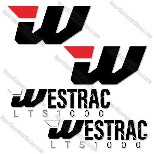 Westrac LTS1000 Decal Kit Mini Track Loader -Aftermarket Kit 