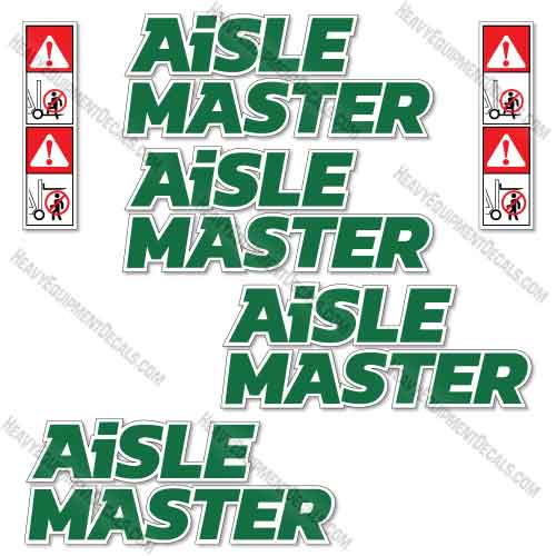 Fits Aisle Master 44NE Forklift Decal Kit  