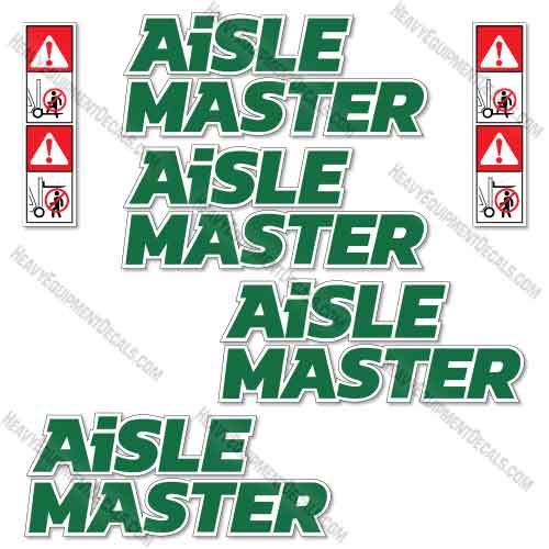 Fits Aisle Master 55NE Forklift Decal Kit   