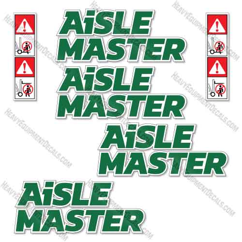 Fits Aisle Master 66NE Forklift Decal Kit   