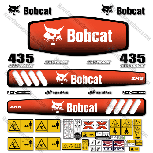 Fits Bobcat 435 FastTrack Decal Kit Excavator  decal kit