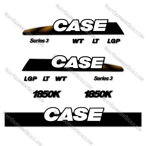 Fits Case 1850K Series 3 Decal Kit Dozer 1850, 1850k, decal kit, series 3, series3