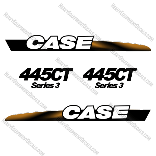 Fits Case 445CT Series 3 Decal Kit Track Loader 445, 445ct, decal kit