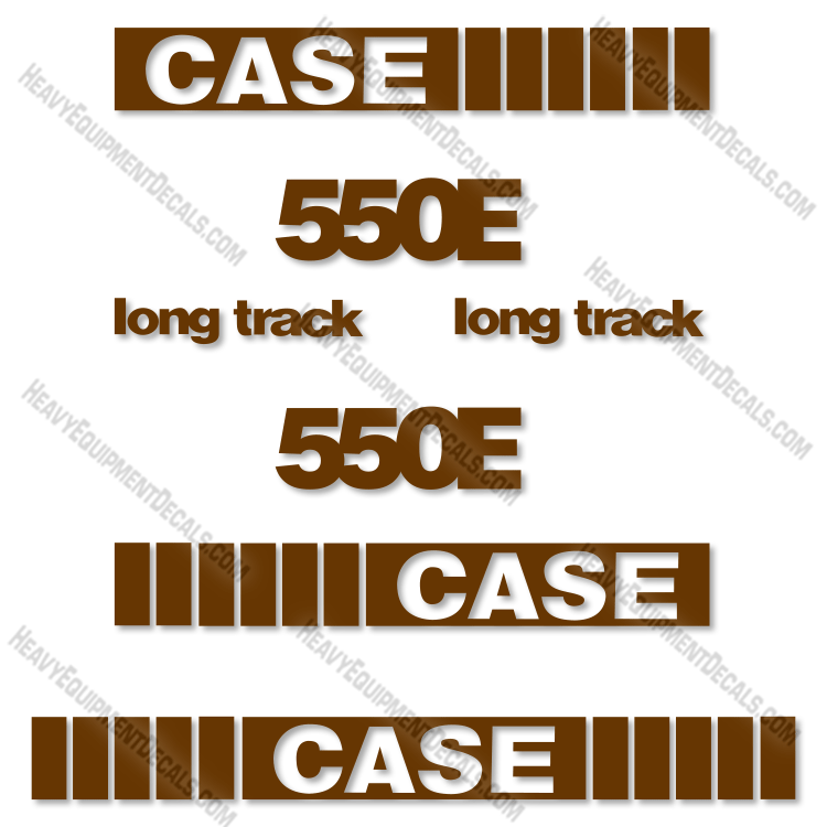 Fits Case 550E Decal Kit Dozer 550, 550e, decal kit, k