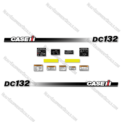 Fits Case DC132 Decal Kit Mower Conditioner 132, dc132, dc-132