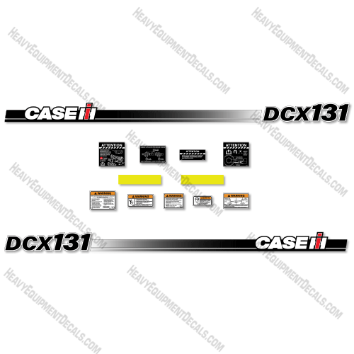 Fits Case DCX131 Decal Kit Mower Conditioner 131, dc131, dc-131